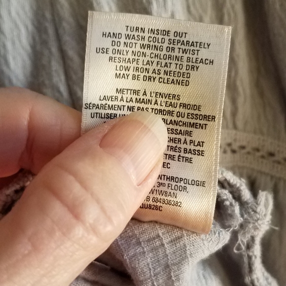 Anthropolgie (Meadow Rue) Romantic Tiered Top - Picture 7 of 7